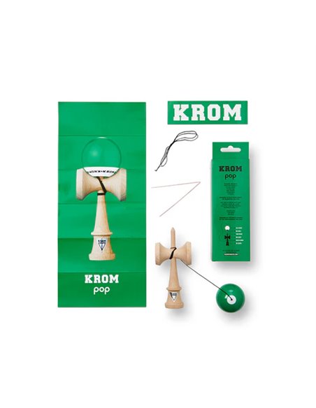 KROM KENDAMA - POP LOL DARK GREEN