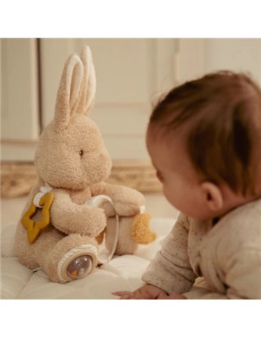 Peluche d'activités Lapin - Newborn - little dutch