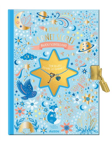 MA PAPETERIE CRÉATIVE - MON CARNET SECRET BIJOU SCINTILLANT - Auzou
