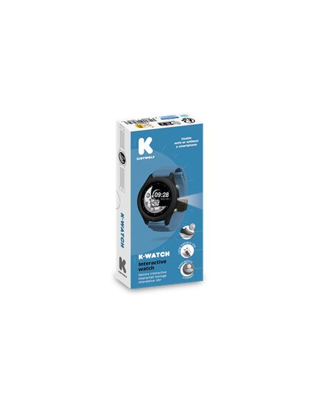 Montre connectée K-Watch bleue - Kidywolf