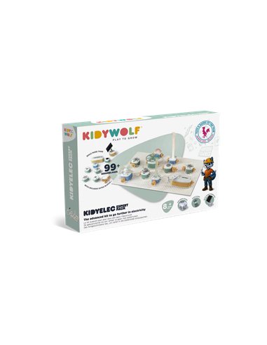 KIDYELEC-EXPERT Mon premier kit d'electricité 18 pièces - Kidywolf