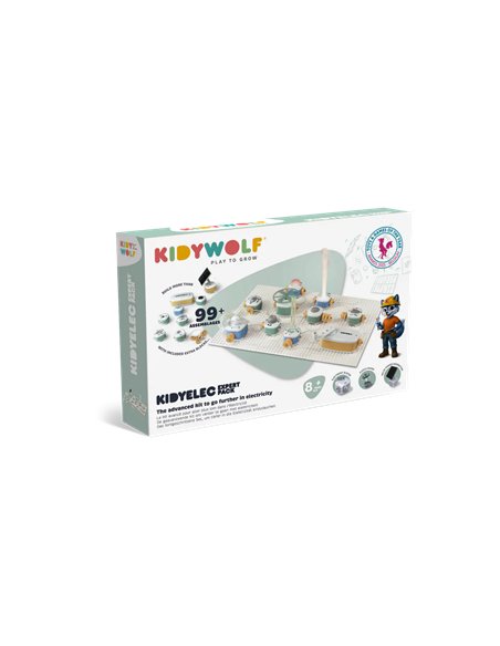 KIDYELEC-EXPERT Mon premier kit d'electricité 18 pièces - Kidywolf