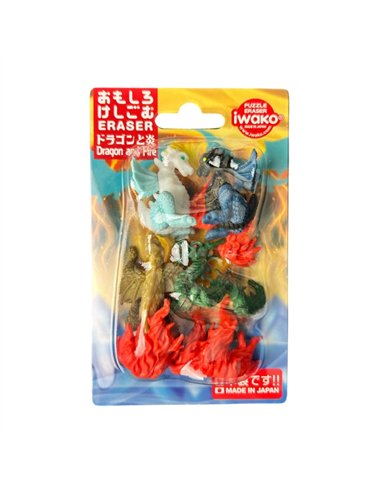 IWAKO puzzle gomme - Dragons