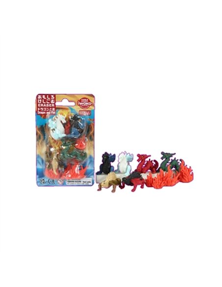 IWAKO puzzle gomme - Dragons