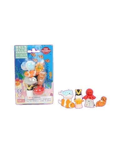 IWAKO puzzle gommes - Les amis des mers