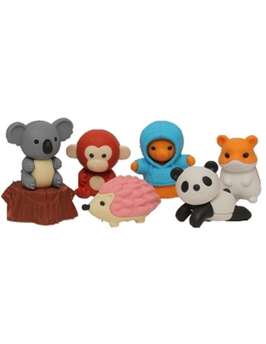 IWAKO puzzle gommes - Les animaux de la forêt