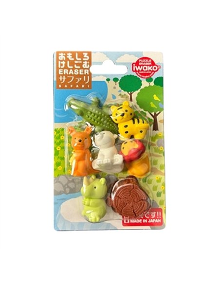 IWAKO puzzle gommes - Safari