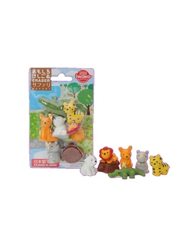 IWAKO puzzle gommes - Safari