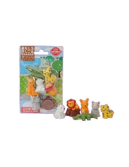 IWAKO puzzle gommes - Safari