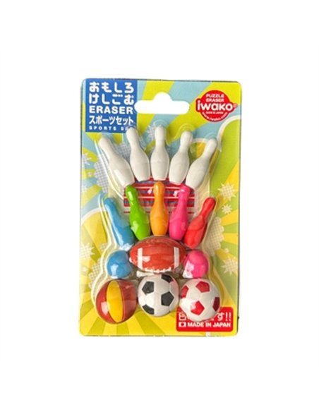 IWAKO puzzle gommes - sport