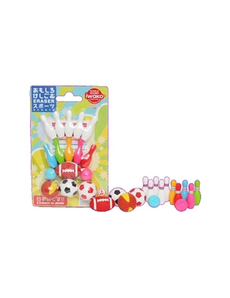 IWAKO puzzle gommes - sport