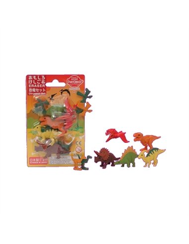 IWAKO puzzle gommes - dinosaures