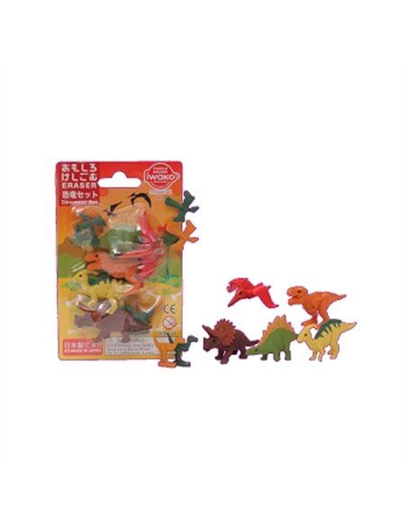IWAKO puzzle gommes - dinosaures