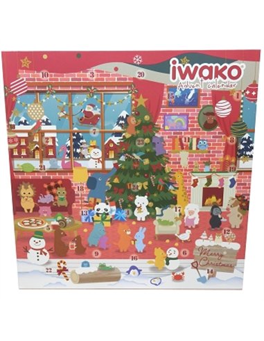 IWAKO puzzle gommes - calendrier de l'avent