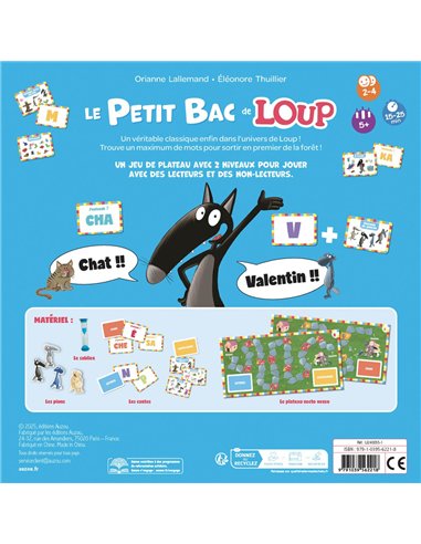 LE PETIT BAC DE LOUP - Auzou