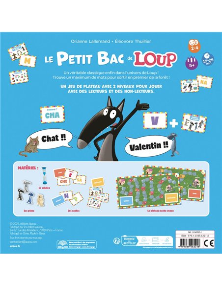 LE PETIT BAC DE LOUP - Auzou