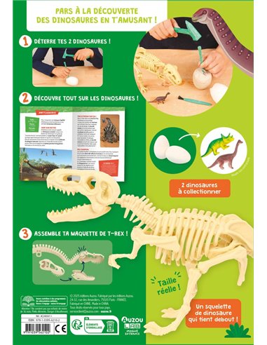 AUZOU LAB' - JE DÉCOUVRE LES DINOSAURES