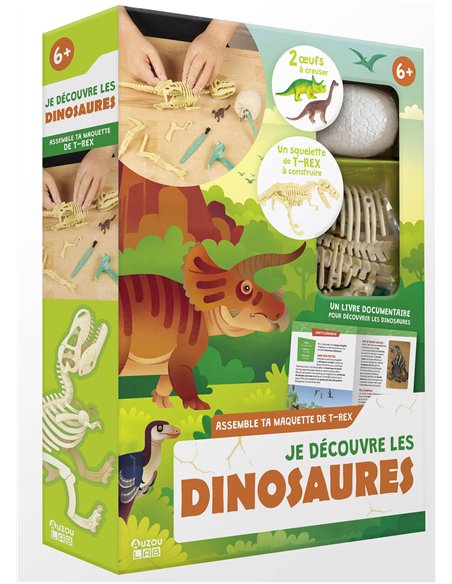 AUZOU LAB' - JE DÉCOUVRE LES DINOSAURES