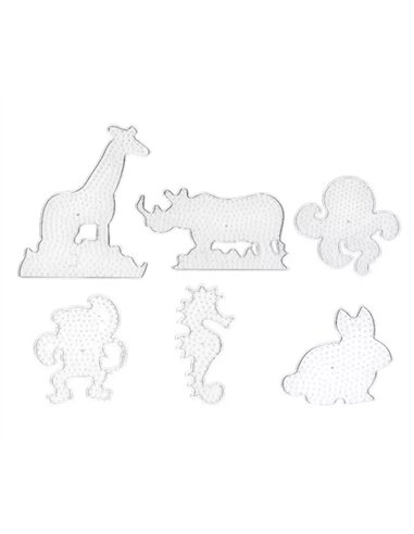 Diy - lot de 6 plaques picots assorties n°3 PERLOU - graine créative