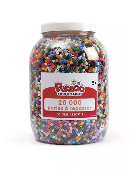 BARIL DE 20000 PERLOU PERLES A REPASSER - graine créative