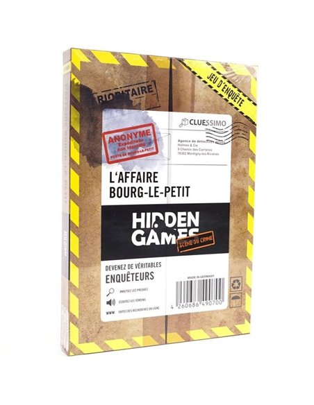 Hidden Games 1 : L'Affaire de Bourg-Le-Petit