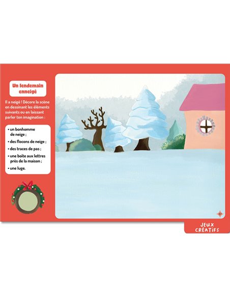 MES JEUX EFFAÇABLES LOUP - SPÉCIAL NOËL