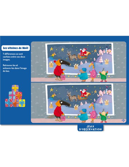 MES JEUX EFFAÇABLES LOUP - SPÉCIAL NOËL