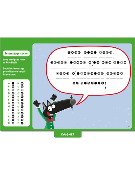 MES JEUX EFFAÇABLES LOUP - SPÉCIAL NOËL