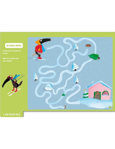 MES JEUX EFFAÇABLES LOUP - SPÉCIAL NOËL