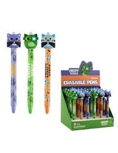Stylo Effaçable 3D CREEPY VIBES HALLOWEEN 2025 - vert - itotal
