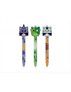 Stylo Effaçable 3D CREEPY VIBES HALLOWEEN 2025 - vert - itotal 2