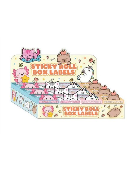 Sticky label roll licorne - itotal