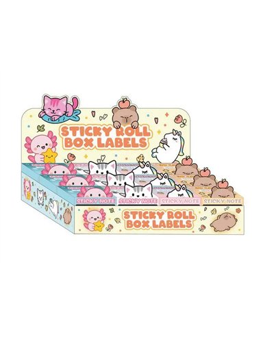 Sticky label roll capybara - itotal