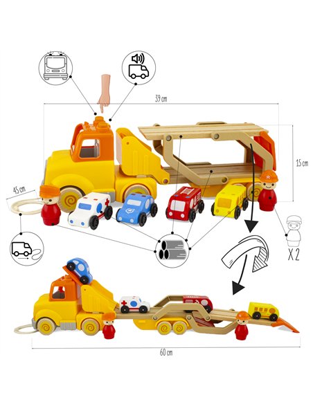 ROUTOUDOU : CAMION PORTE VOITURE - Ulysse