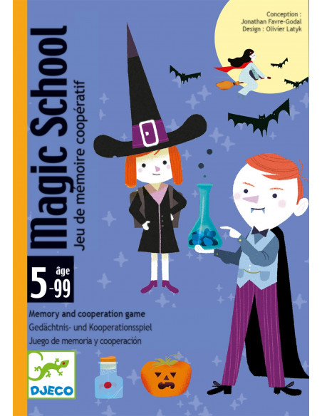 Magic School - Jeu de Mémoire Coopératif Enfants 5+ ans