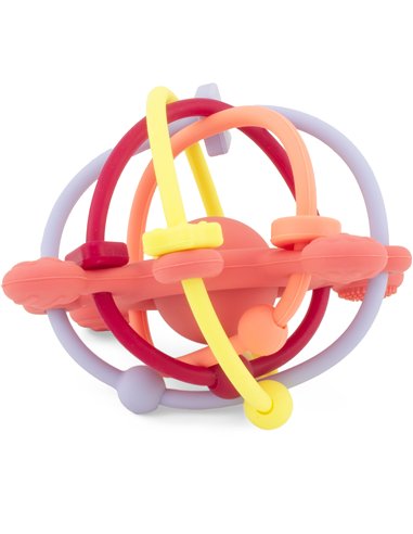 ANNEAU DE DENTITION ÉTOILE SENSORIELLE : ROUGE BRIQUE SILICONE - Ulysse