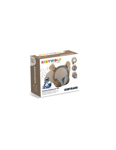 KIDYEARS-BT-BEAR - casque audio enfant ours - Kidywolf