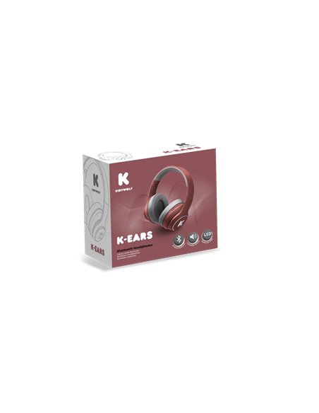 K-EARS-BT-RD - casque audio rouge - kidywolf