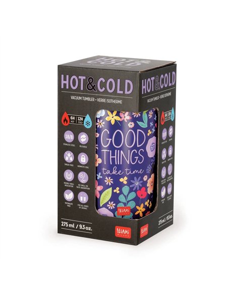 HOT & COLD - VERRE ISOTHERME - FLOWERS - Legami