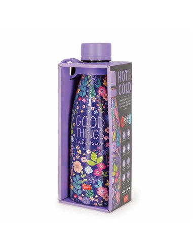 HOT & COLD - GOURDE THERMIQUE - FLOWERS 500ml - Legami