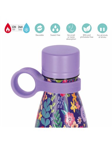 HOT & COLD - GOURDE THERMIQUE - FLOWERS 500ml - Legami