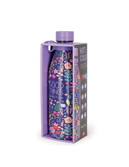 HOT & COLD - GOURDE THERMIQUE - FLOWERS 800ml - Legami