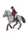 CHEVAL DE CONCOURS ET SA CAVALIERE - papo