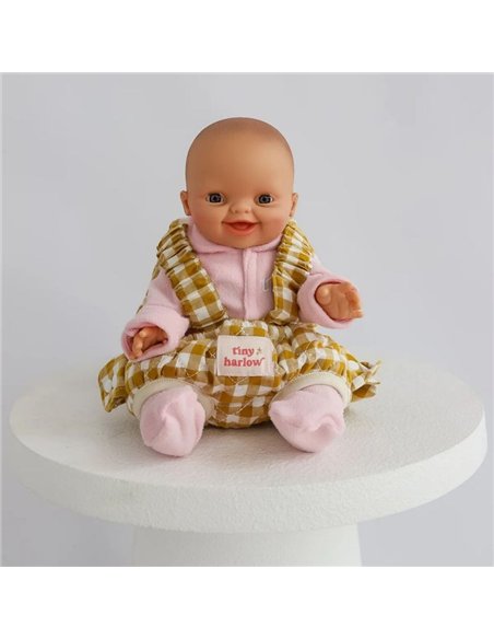 Tiny Harlow - Porte bébé pour poupée Vichy Camel