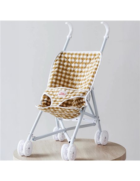 Tiny Harlow - Poussette Vichy Camel