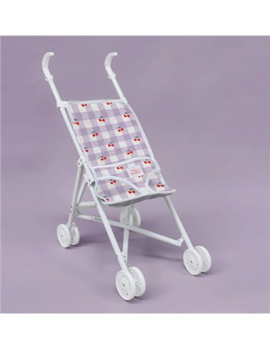 Tiny Harlow - Poussette Vichy Cerise