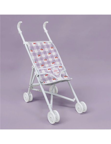 Tiny Harlow - Poussette Vichy Cerise