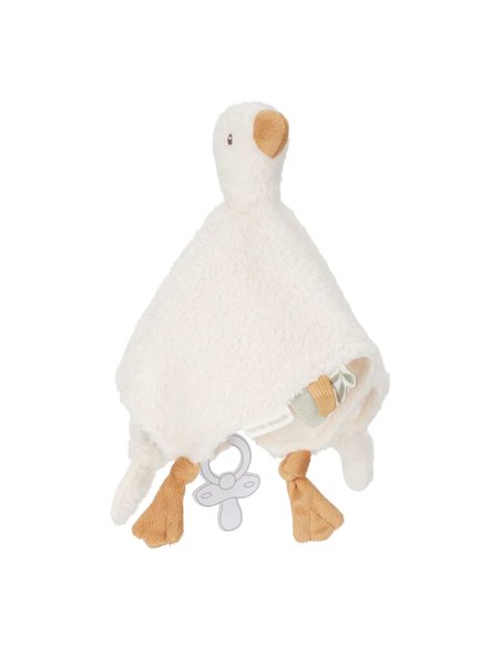 Doudou carré Oie - Newborn - little dutch