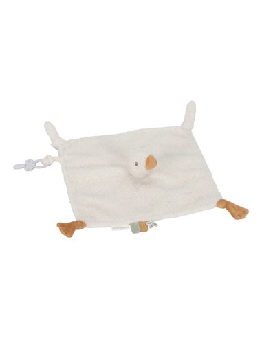 Doudou carré Oie - Newborn - little dutch