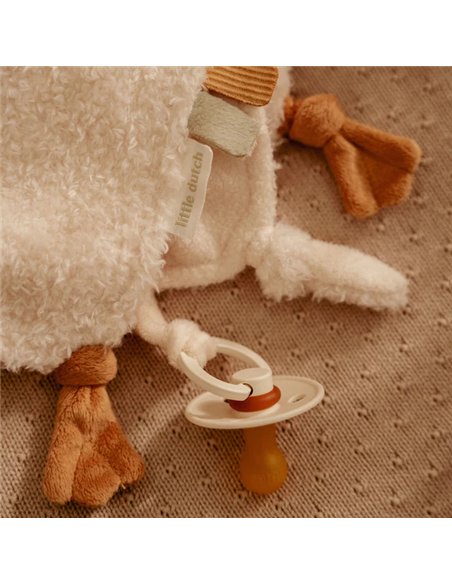 Doudou carré Oie - Newborn - little dutch